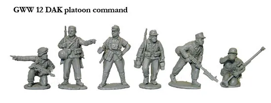 Perry Miniatures World War 2 GWW 12 Zug figurines commandement