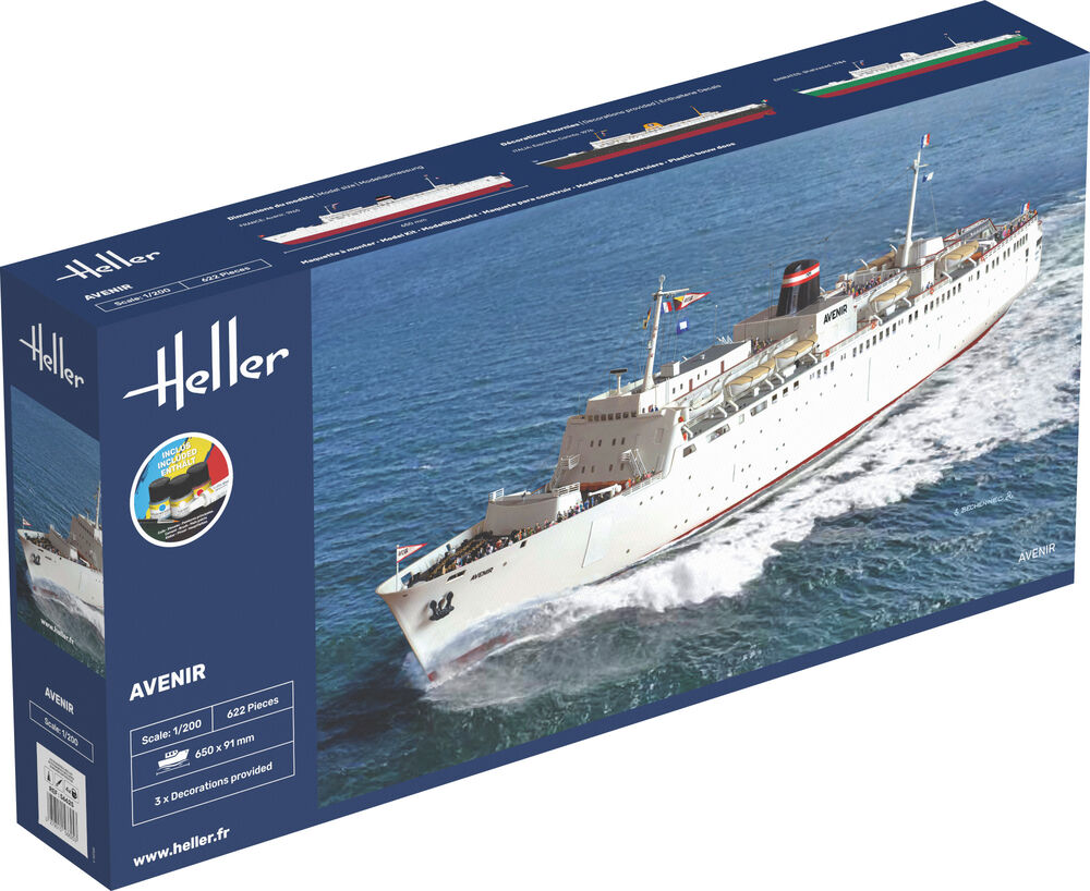 Heller Starter Kit Avenir 1/200 maquette ferry car-ferry