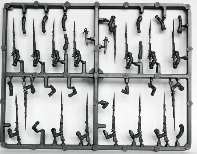 Perry Miniatures Plastic B94 mousquets révolution 28mm