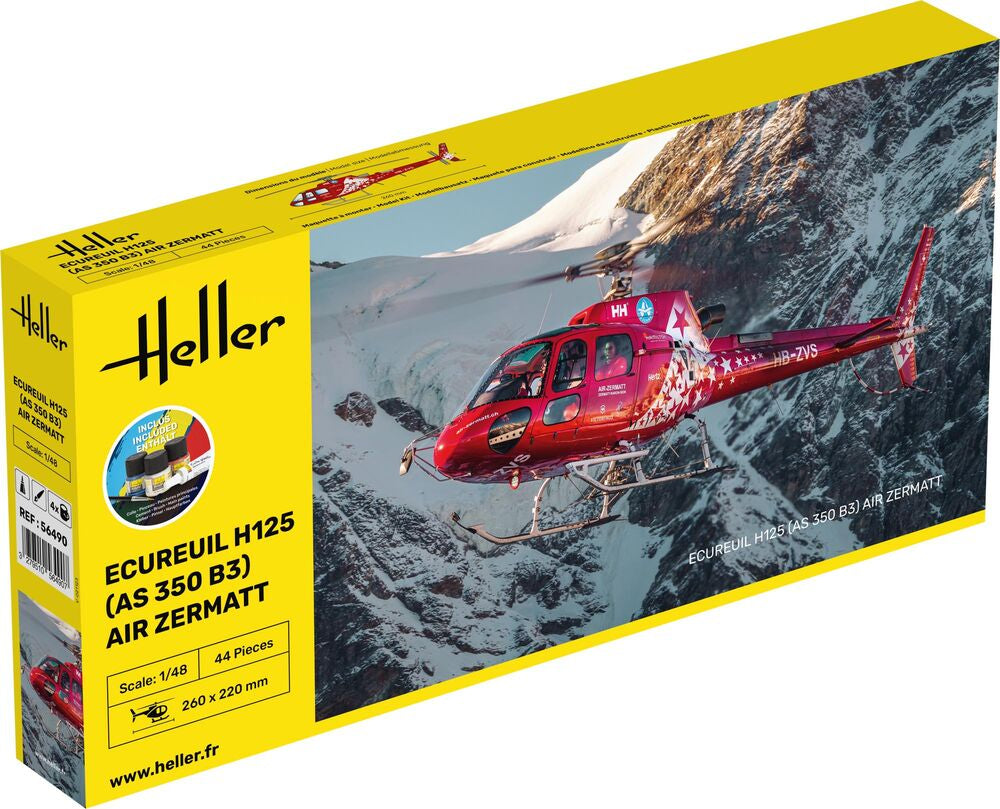 Heller Starter Kit Écureuil H125 1/48 maquette hélico