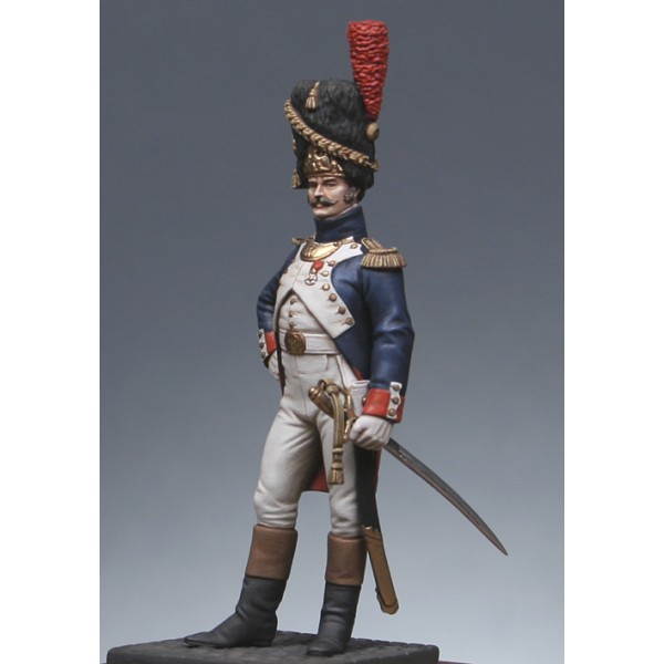 Art Girona Officier grenadiers garde 1809 figurine 54 mm