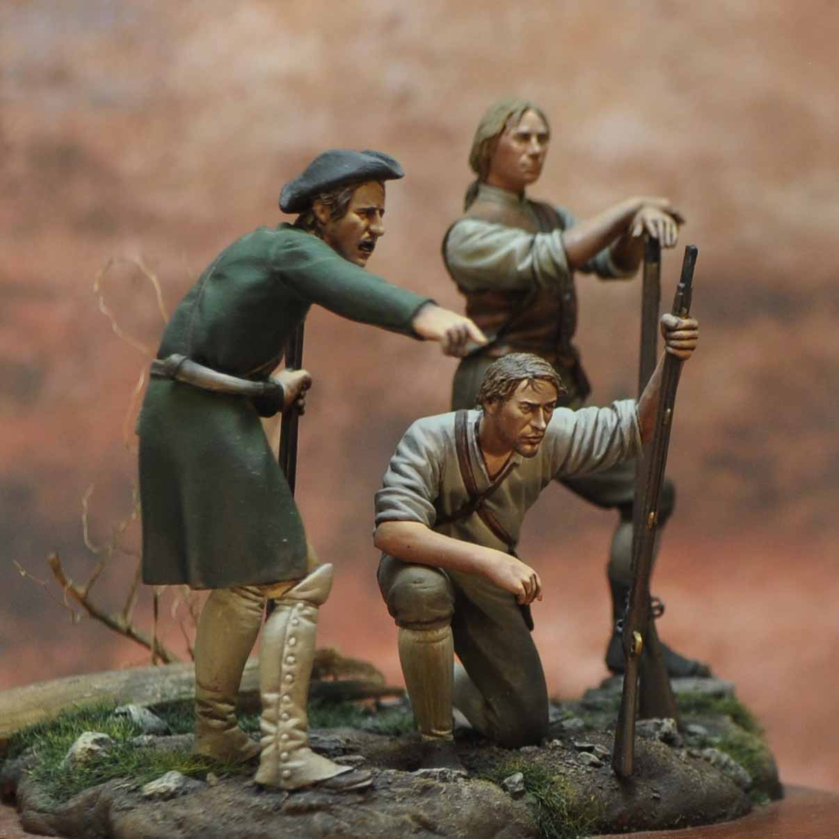 Art Girona International Serie Minutemen 1770-1783 figurine