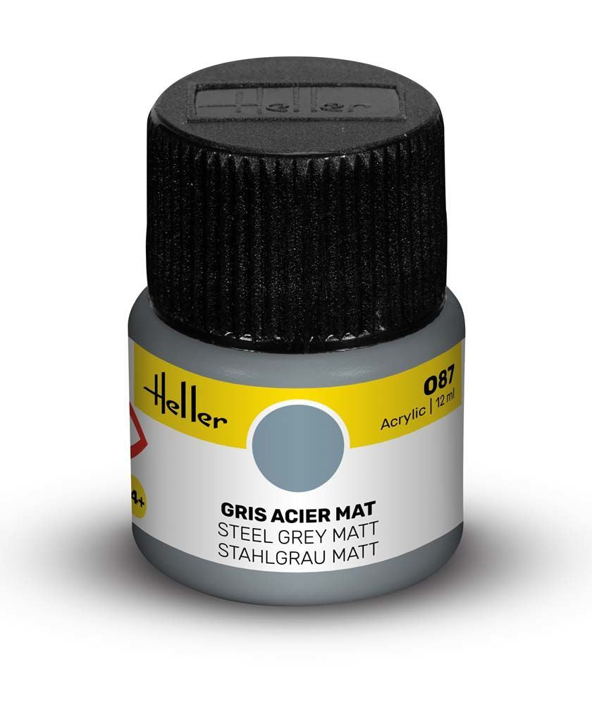 Heller Historical Collection Peinture Acrylic 087 pot gris acier mat