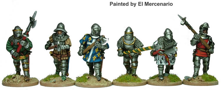 Perry Miniatures Agincourt AO16 figurines hommes d'armes à pied