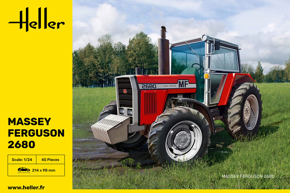 Heller Massey Ferguson 2680 maquette tracteur 1/24