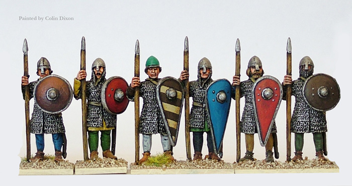 Perry Crusades CU18 Lanciers en cotte de mailles debout 28mm
