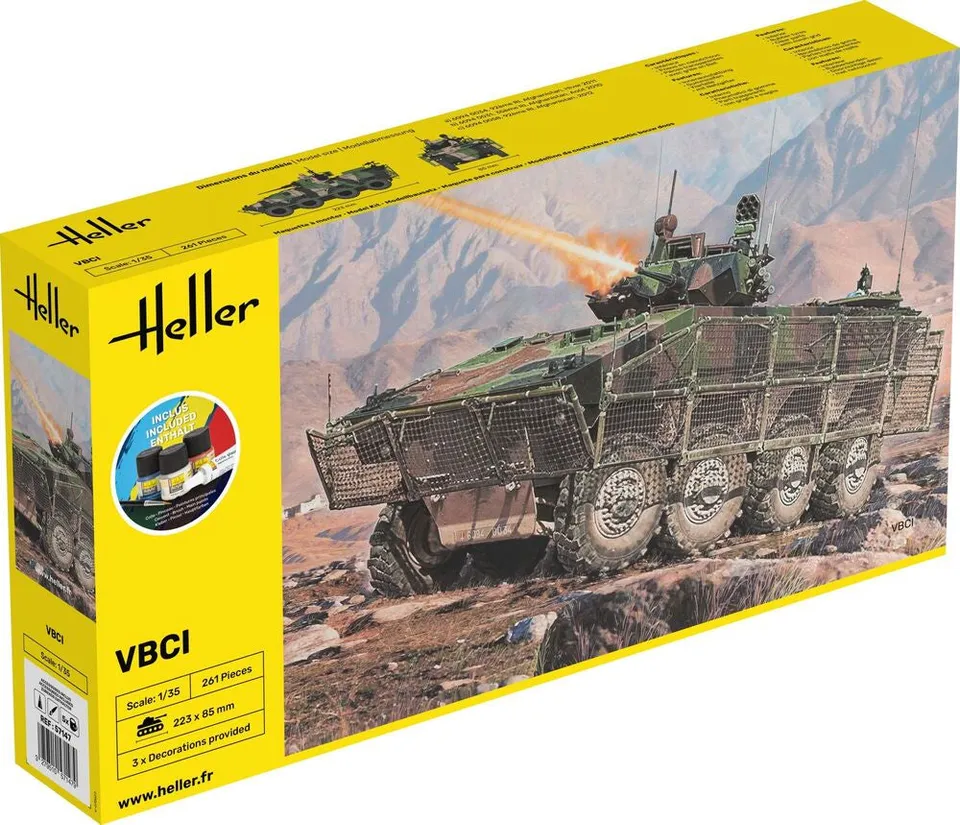 Heller Starter Kit VBCI 1/35 maquette char avec peintures