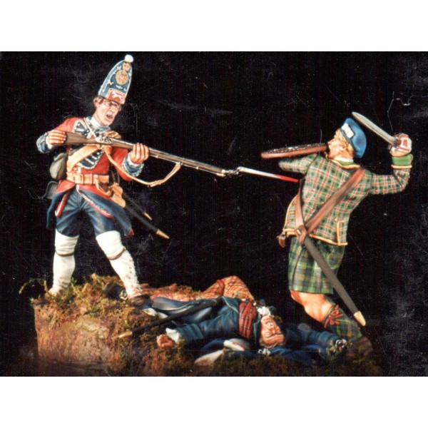 ART GIRONA Miniatures Battle of Culloden Figurine 54mm Écossais