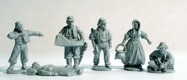 Perry Miniatures ACW69 figurines camp Union 28mm