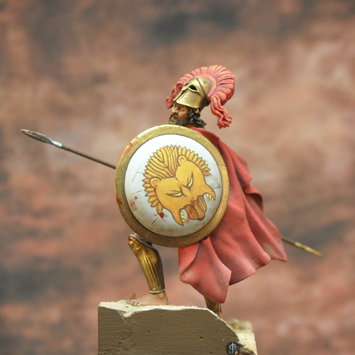 Art Girona Serie Historical Leonidas I figurine 75 mm Sparte