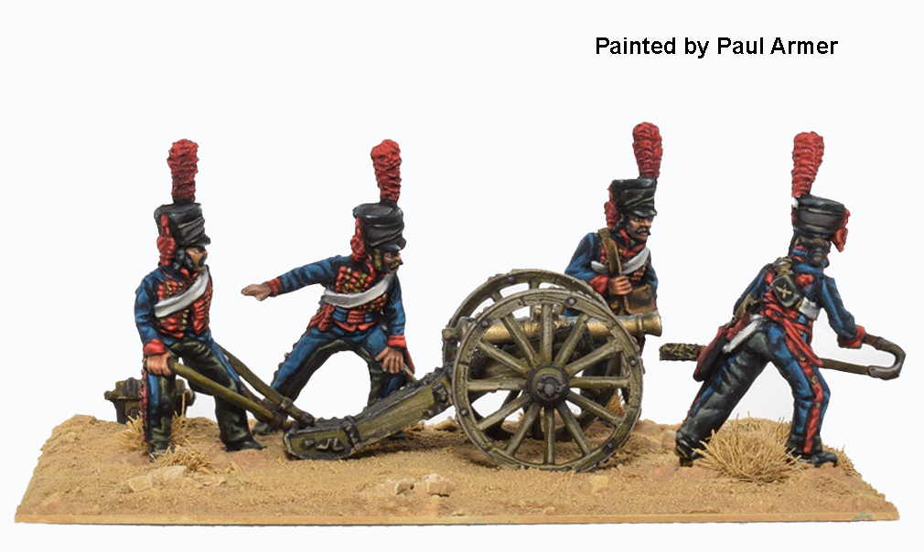 Perry Miniatures Napoleonic FE 35 figurines artillerie 4 pdr dolmans