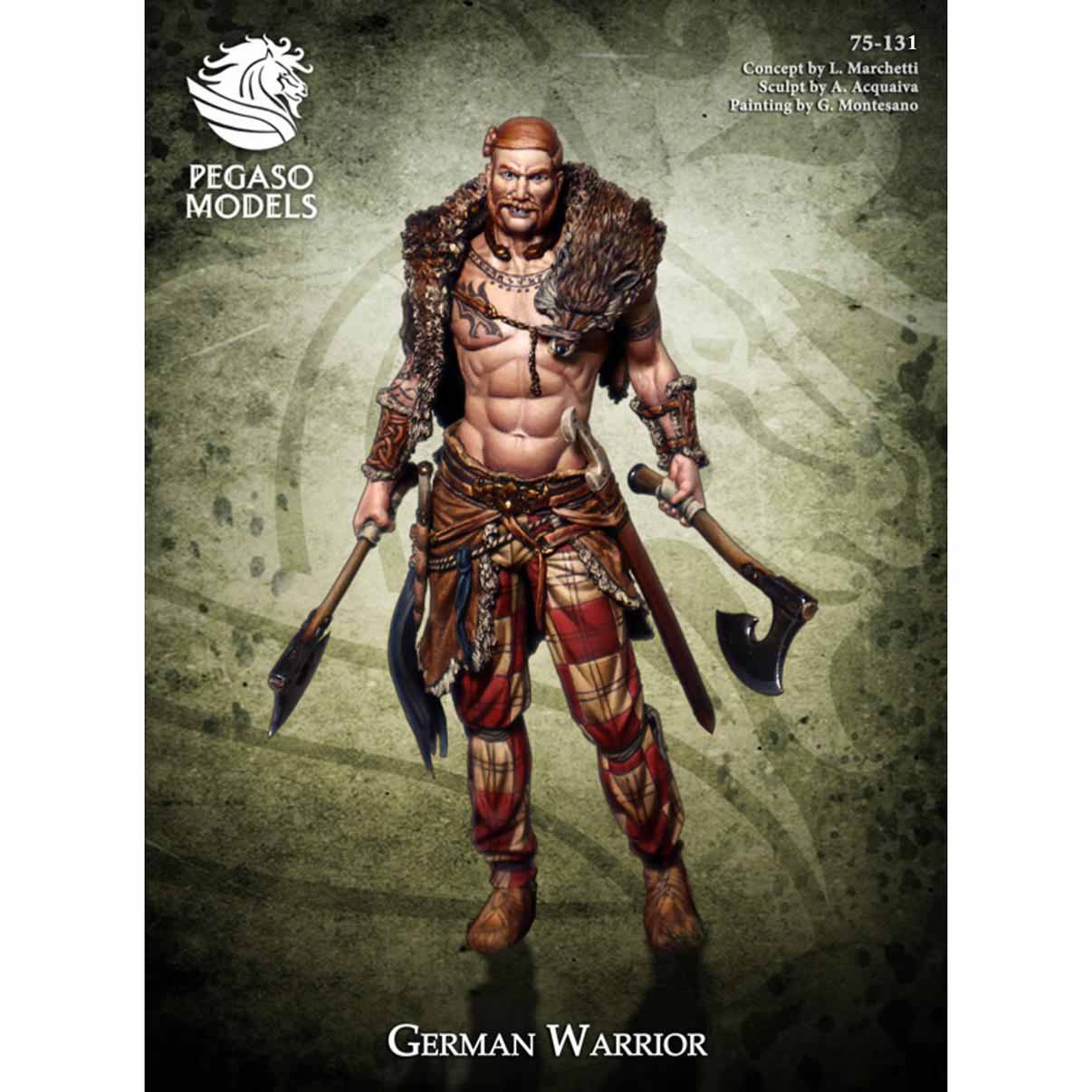ART GIRONA Miniatures Germanic Warrior figurine Ier siècle