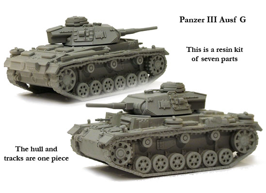 Perry Miniatures World War 2 BM10 Panzer III Ausf G maquette