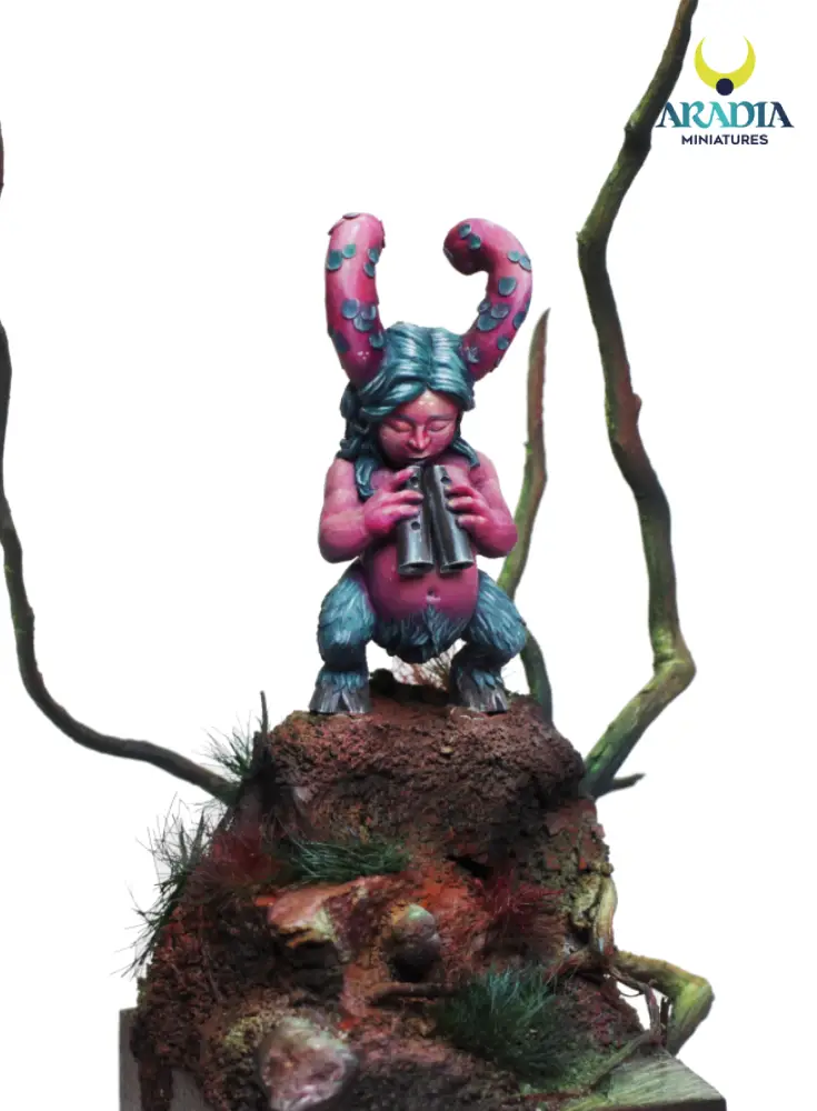 Aradia Classic Fantasy Sad satyr figurine résine