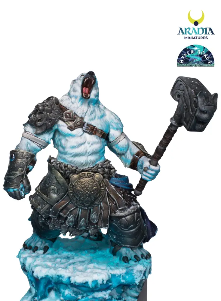 Aradia Minis Hyperborea Bearserker figurine résine