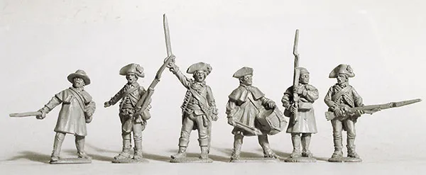 Perry Miniatures Guerre d'Indépendance AW177 Commandement Figurine