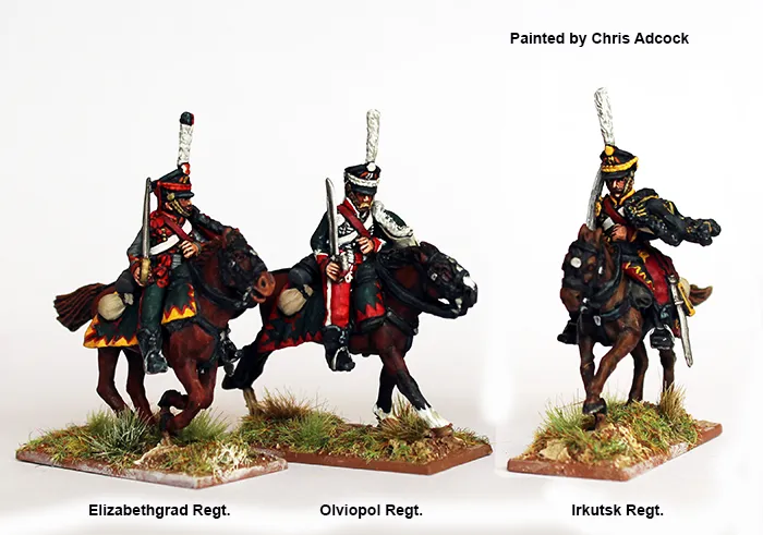 Perry Miniatures RN 55 Hussards figurines grande tenue galop