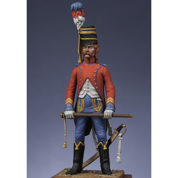 ART GIRONA Miniatures Brigadier Trompette 9e Hussards figurine