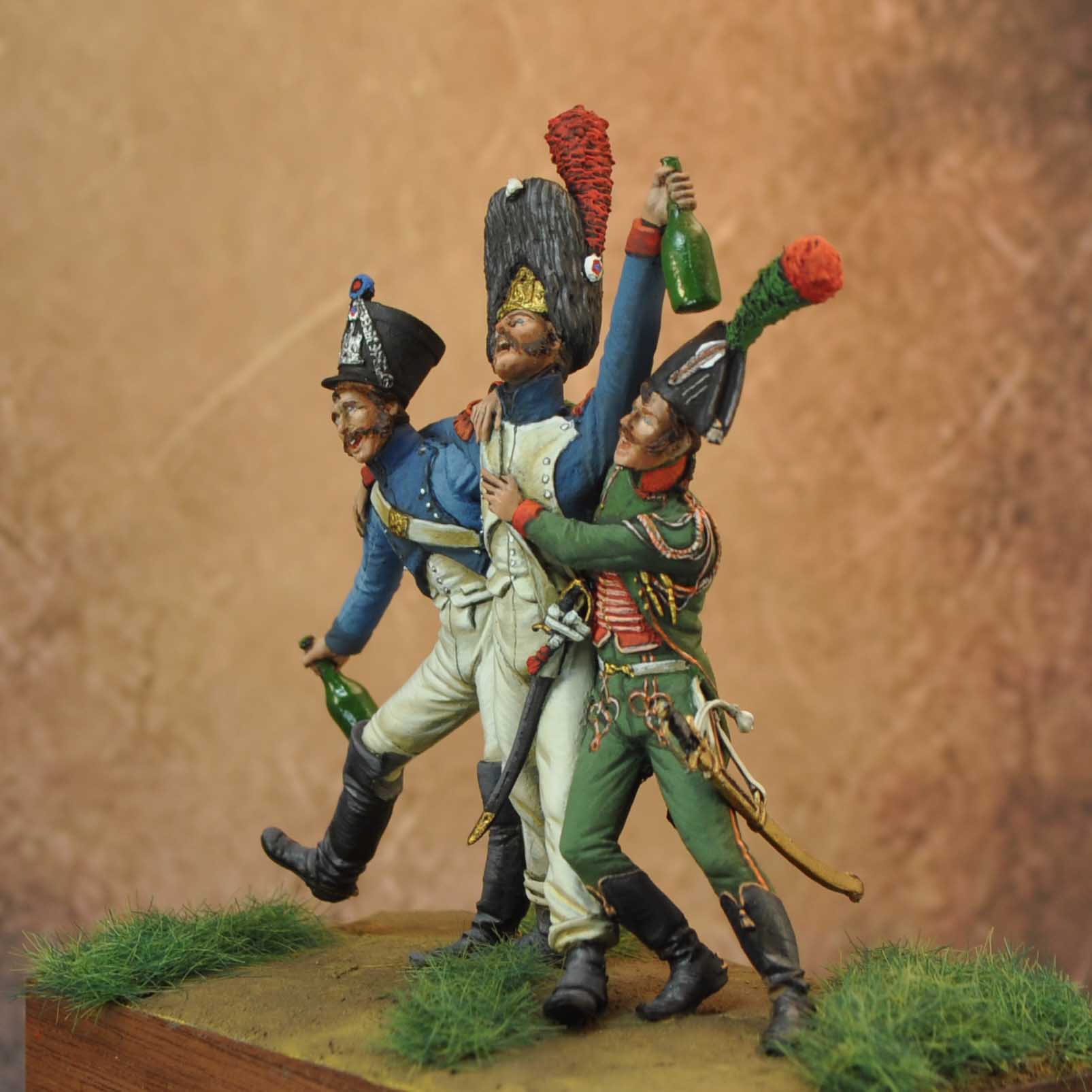 Art Girona General Serie Les Bourrés figurine à peindre