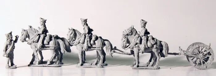 Perry Miniatures Napoleonic RN 21 limber artillerie sans canon