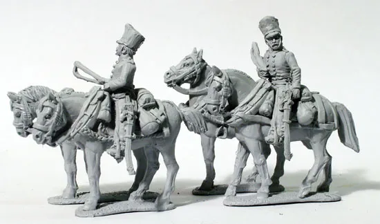 Perry Miniatures Napoleonic PN34 attelage 4 chevaux figurines métal