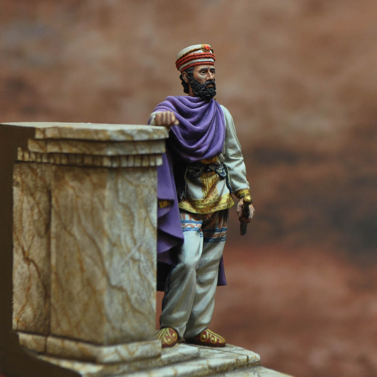 Art Girona Serie Historical Odaenathus figurine roi Palmyre