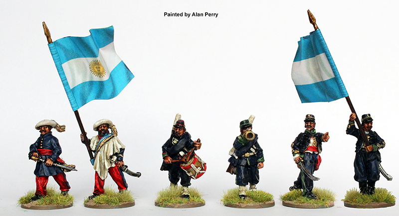 Perry Miniatures Triple Alliance TA 10 infanterie argentine figurines 28mm