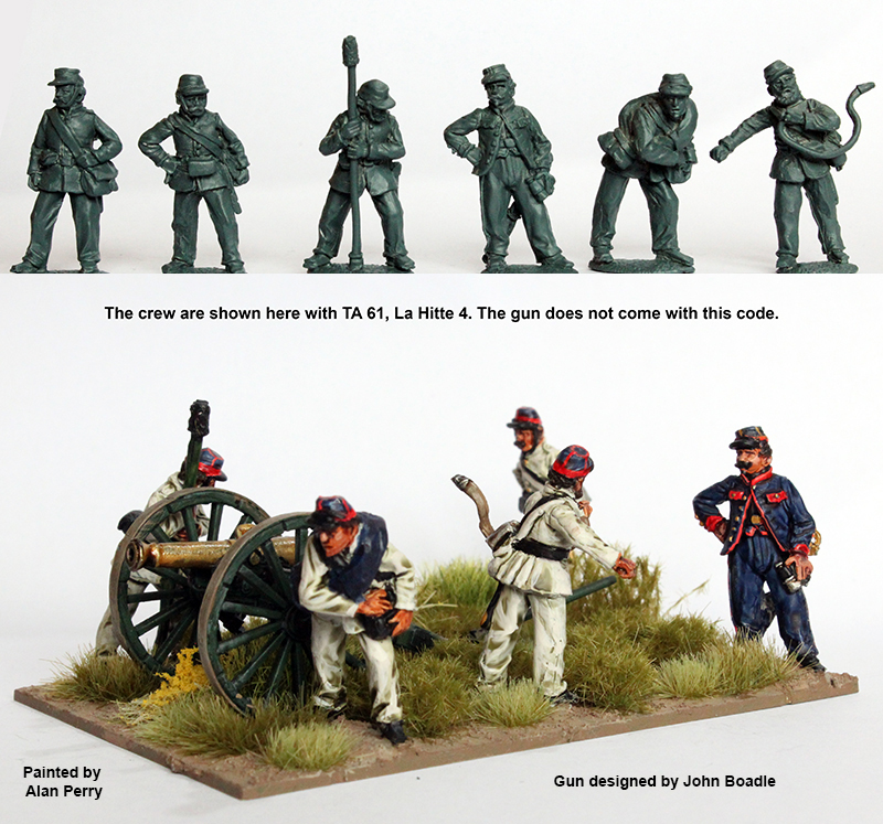 Perry Miniatures Triple Alliance TA 64 figurines artilleurs uruguayens
