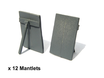 Perry Miniatures Samurai SAM27 Mantelets décor siège x12