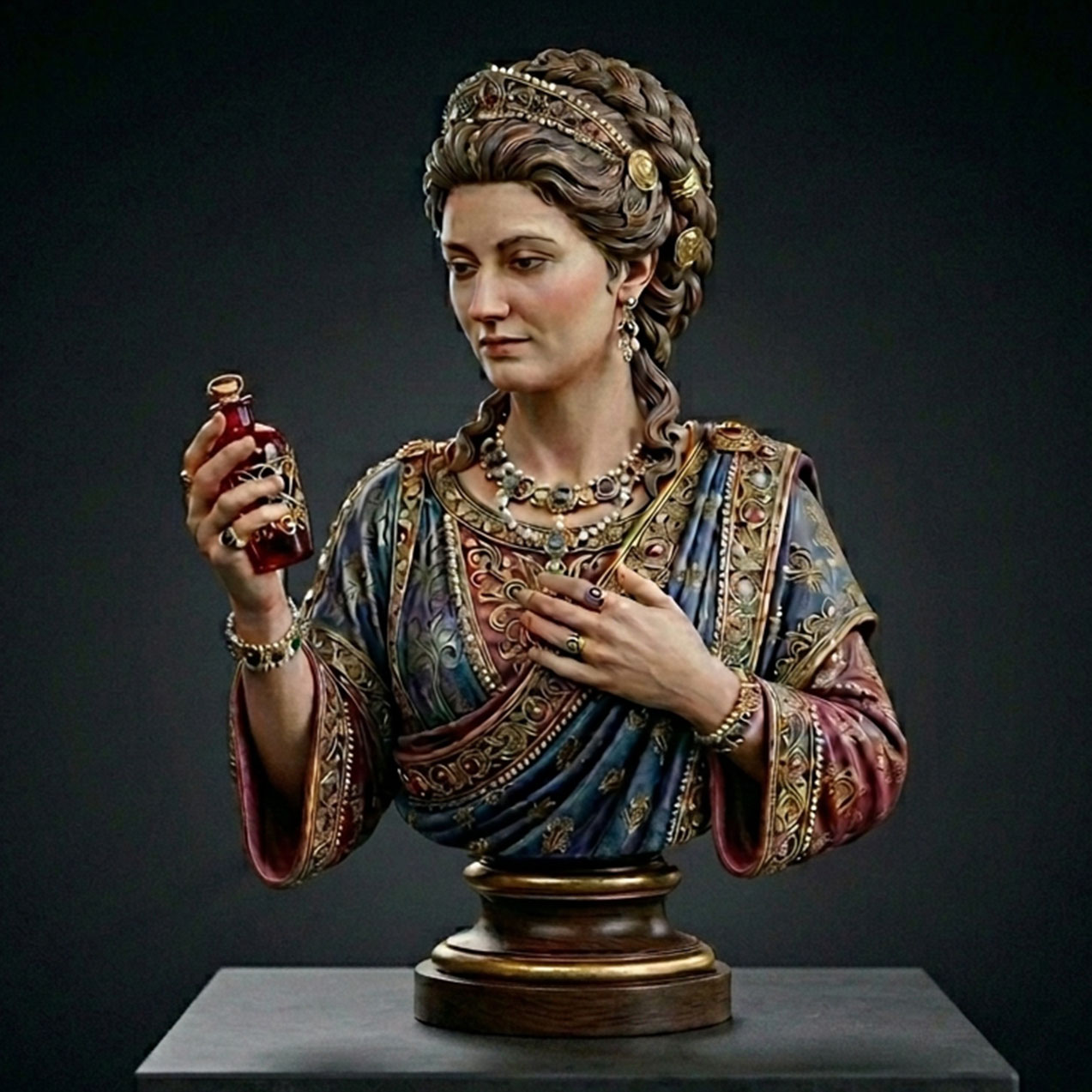 ART GIRONA Busts Livia Drusilla buste romain