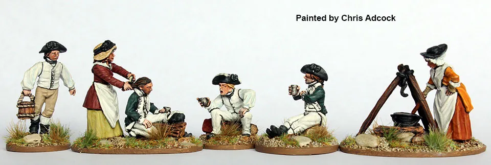 Perry AW 176 set campement indépendance figurines 28mm