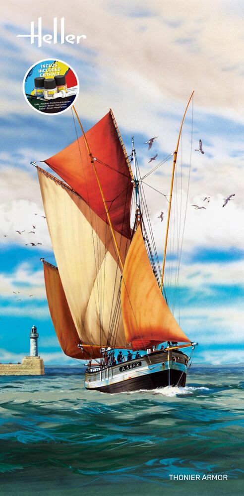 Heller Starter Kit Thonier Armor 1/125 maquette bateau voilier