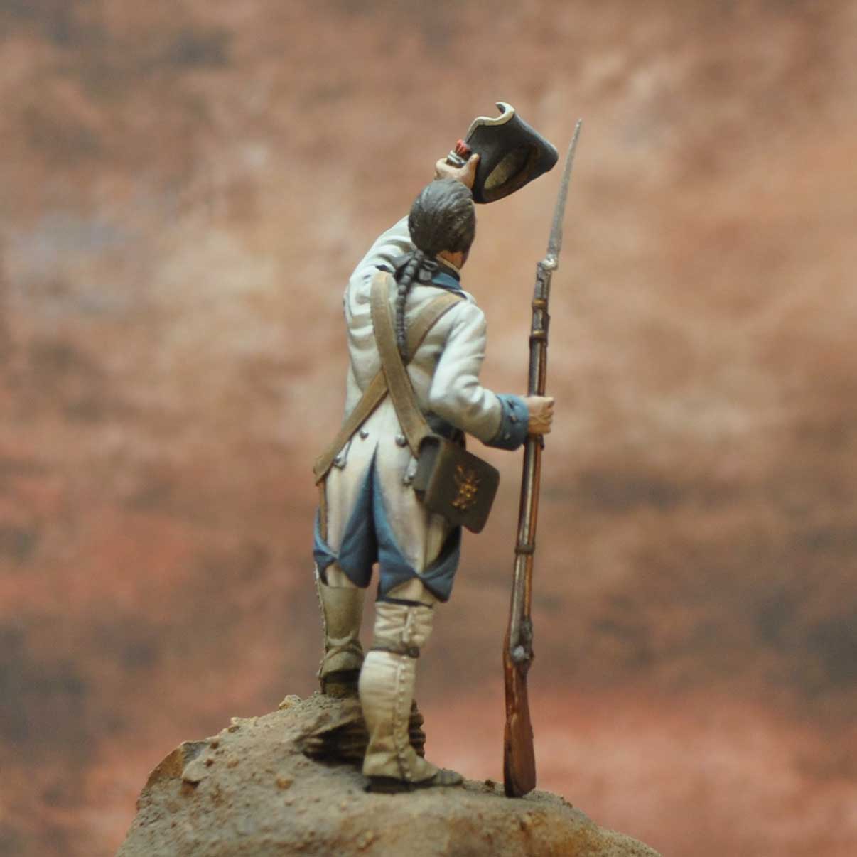 Art Girona Spanish Louisiana Regiment 1770 figurine à peindre