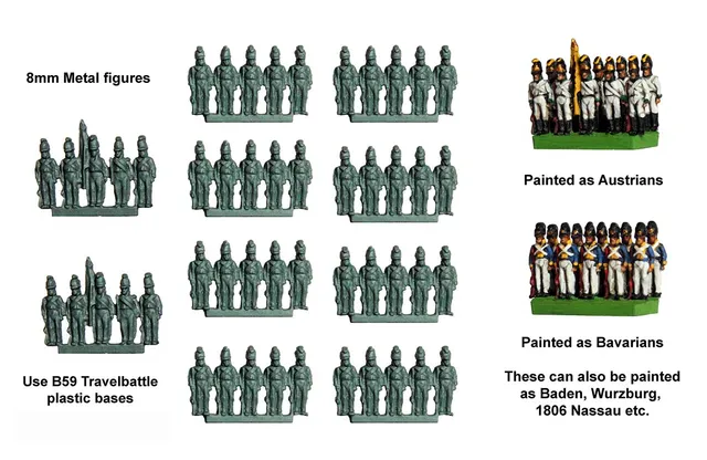 Perry Miniatures TB2 infanterie casques bandes métal