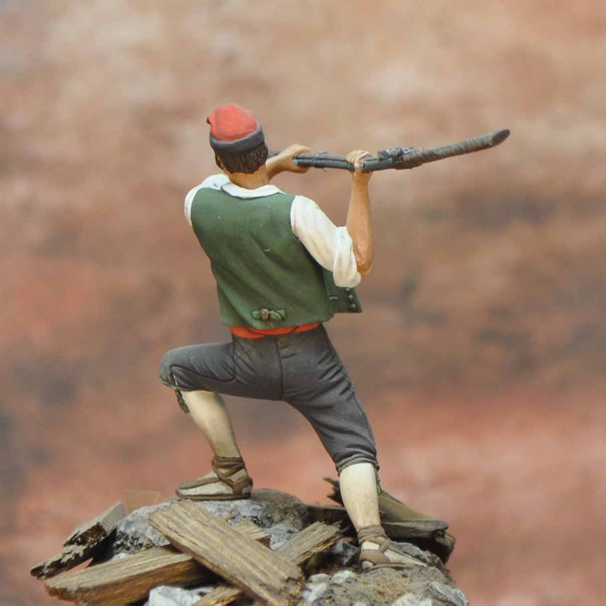 Art Girona Somatén Catalan 1808 figurine à peindre
