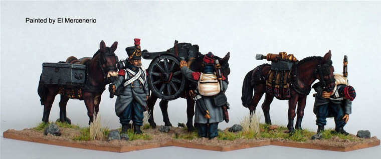 Perry Miniatures ISA36 Canon montagne mules figurines 28mm