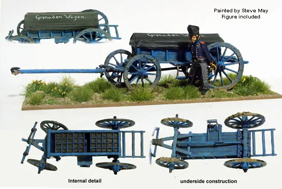 Perry Napoleonic PN30 caisson quatre roues figurines 28mm