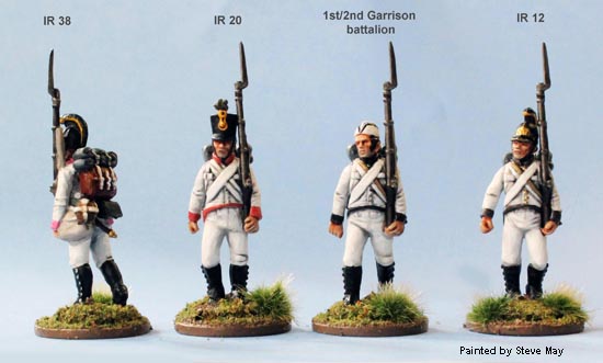 Perry Miniatures AN 40 infanterie autrichienne maquette 48 figurines