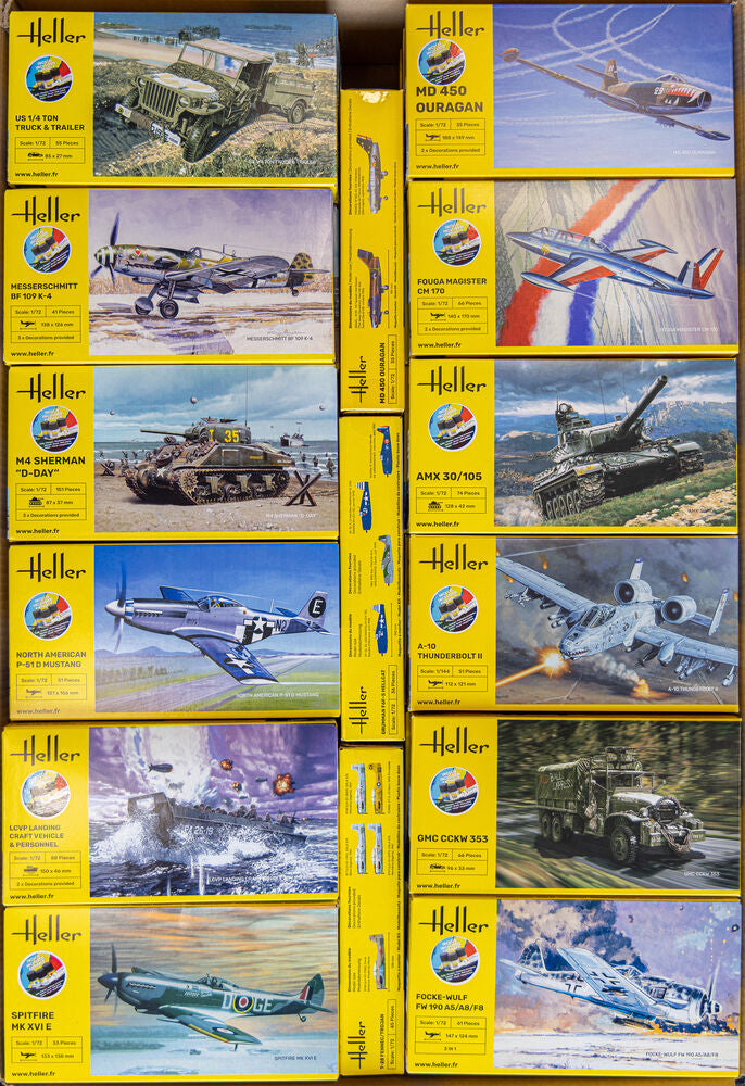 Heller The 9.99 Collection avions + militaires starter kit 39 pièces