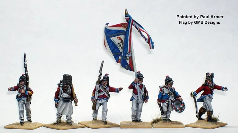 Perry Miniatures Napoleonic FE1 commandement figurines métal