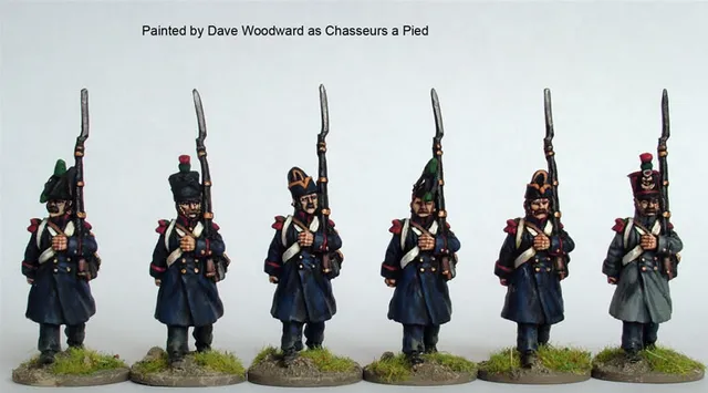 Perry Miniatures Napoleonic FN96 figurines chasseurs garde impériale