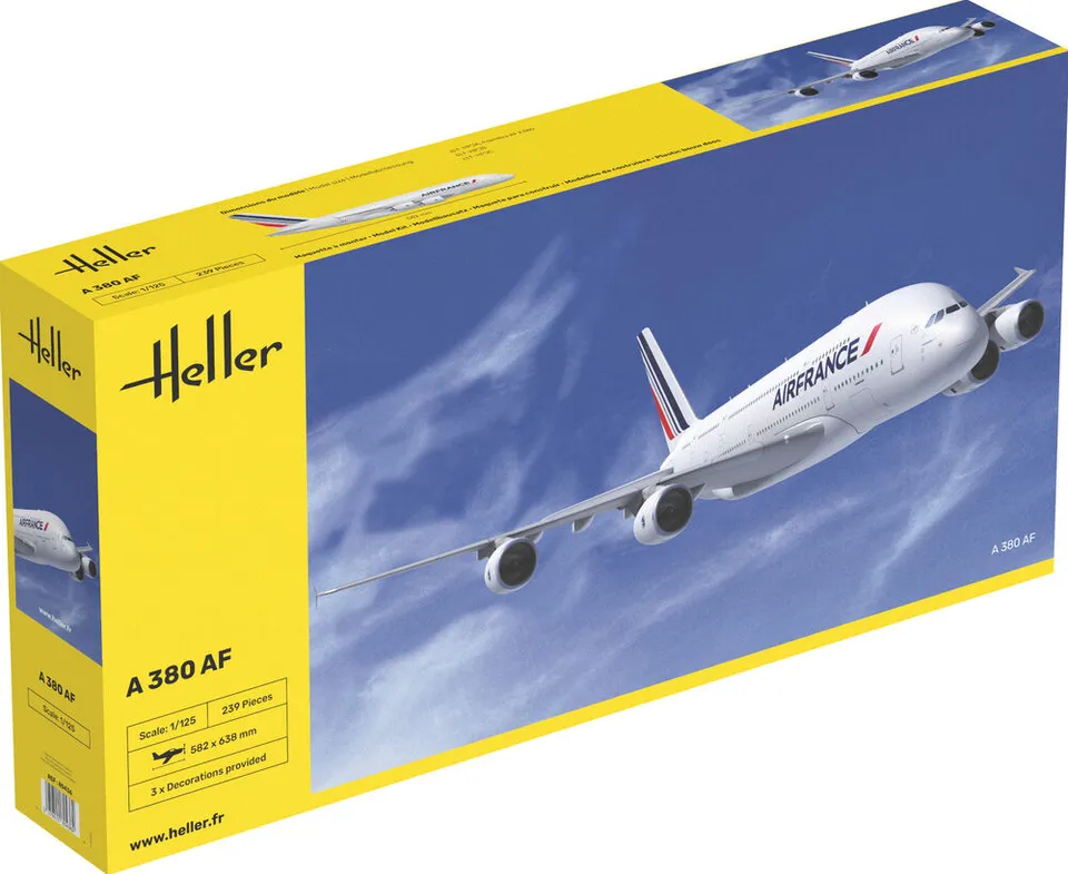Heller A380 Air France 1/125 maquette avion civil