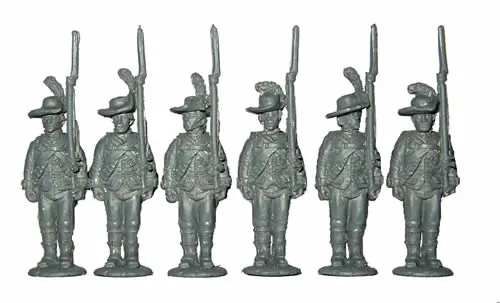 Perry AWI AW55 infanterie britannique figurine arme épaule