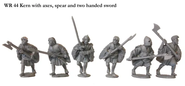 Perry Miniatures War of Roses WR 44 figurines kern irlandais