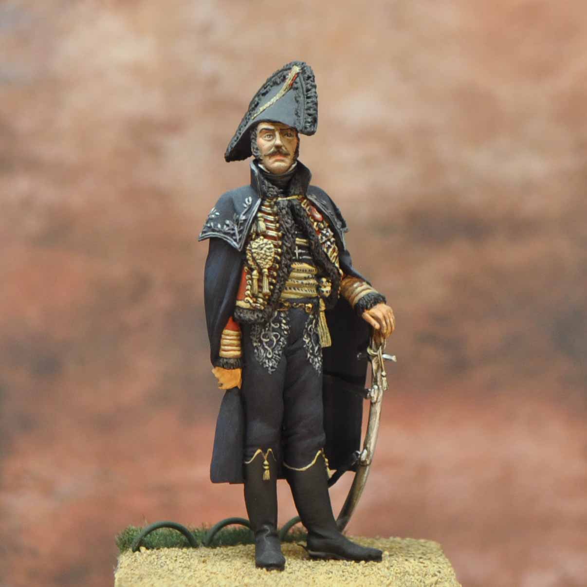 Art Girona Napoleonic War Series Delonne 1767-1810 figurine cavalerie légère