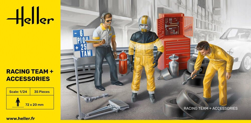 Heller Historical Collection Racing Team 1/24 figurines plastique