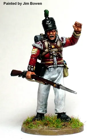 Perry Miniatures 40mm PE54 figurine sergent infanterie légère britannique