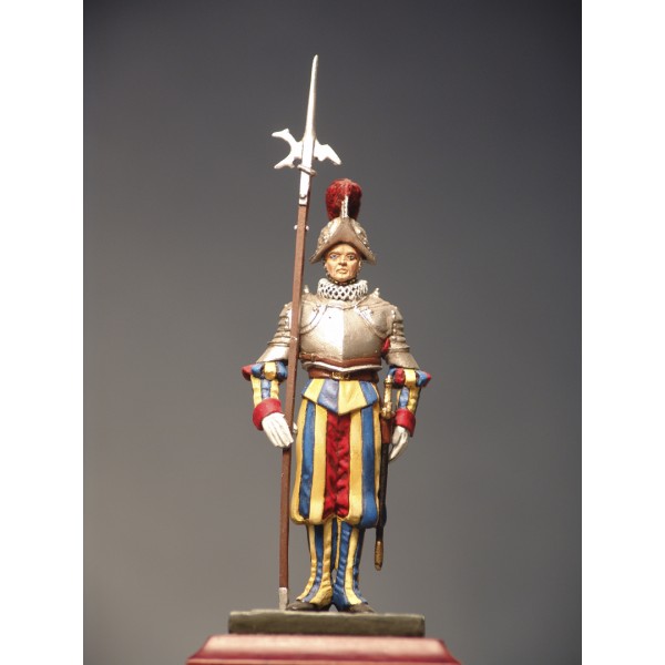 ART GIRONA Swiss Guard hallebardier figurine armure