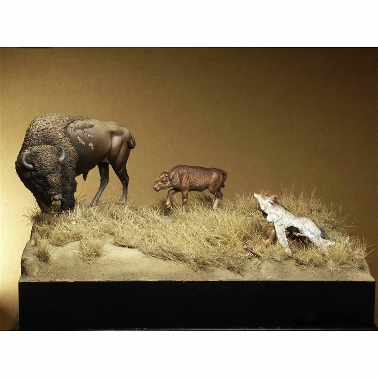 ART GIRONA Miniatures Hunter and Prey figurine chasse version été