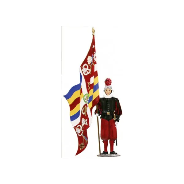 Art Girona Miniatures Swiss Guard Flag Bearer figurine garde suisse